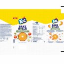 TUC Bake Rolls Brotchips Tomate Olive 6er Pack (6x150g Packung) + usy Block