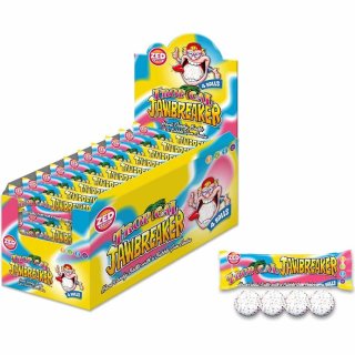 Zed Candy Tropical Jawbreaker, tropical candies with chewing gum (40x4stk per box)