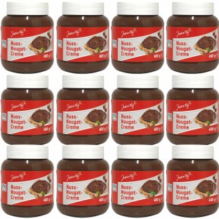 Jeden Tag Nuss-Nougat-Creme VPE (12x400g Glas)