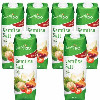 Jeden Tag Tomaten-Gemüsesaft VPE (6x1l Packung)