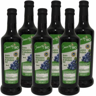 Jeden Tag BIO Aceto Balsamico di Modena IGP Essig dunkel (6x500 ml) VPE
