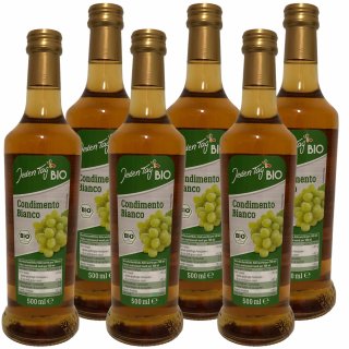 Jeden Tag BIO Condimento Bianco Essig weiß (6x500ml) VPE