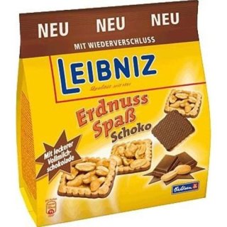 Bahlsen Leibniz Erdnuss Spaß Schoko, 165g