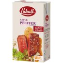 Lukull Premium Pfeffer Sauce mit ganzen grünen Pfefferkörnern 1er Pack (1x1 Liter Packung)