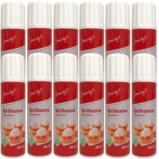 Jeden Tag Sprühsahne 30% VPE (12x250 ml Dose)