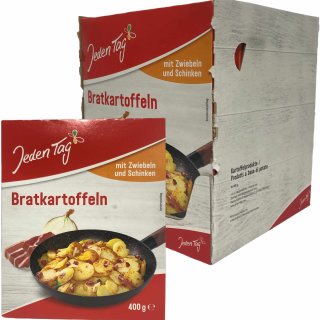 Jeden Tag Bratkartoffeln mit Schinken und Zwiebeln VPE (9x400g Packung)