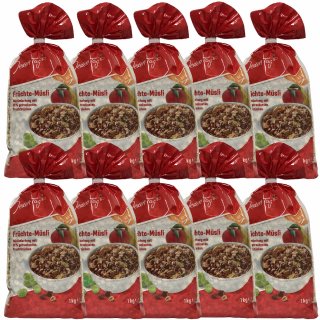 Jeden Tag Früchte-Müsli VPE (10x1000g)
