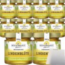 Bienenwirtschaft Meissen Lindenblüten Honig VPE (10x500g Glas) + usy Block