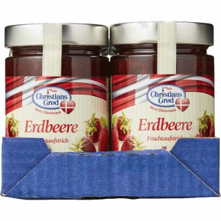 Christians Grod Fruchtaufstrich Erdbeere (6x340 g) VPE