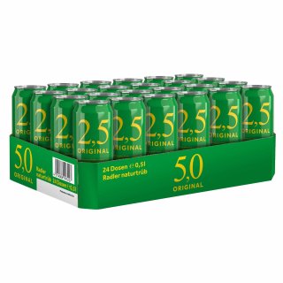 2,5 Original Radler naturtrüb (24x0,5 l) VPE
