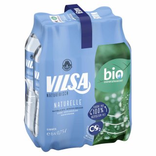 Vilsa Brunnen Mineralwasser Naturelle PET (6x0,75 l) VPE