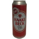 Haake Beck Pils ein Bier in Premium Qualität 4,9% vol. VPE (24x0,5l Dose DPG)
