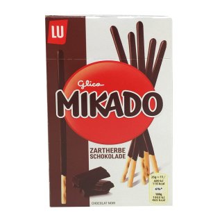Mikado Zartherb 75g Std Mikado cookies in embroidery shape Dark chocolate biscuit sticks dark chocolate