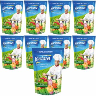 Kucharek Würzmischung mit Gemüse (9x200g Packung) VPE