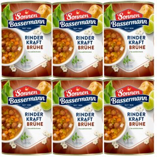 Sonnen Bassermann Rinder-Kraftbrühe VPE (6x400ml)