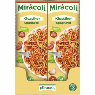 Miracoli Spaghetti mit Tomatensauce 5 Portionen (18x610,4g Packung) VPE