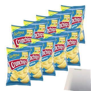 Lorenz Crunchips Salted VPE (10x150g Packung) + usy Block