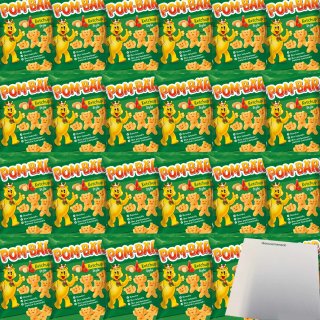 Funny Frisch Pom-Bär Ketchup Kartoffel-Snack Glutenfrei 24er Pack (24x75g Packung) + usy Block