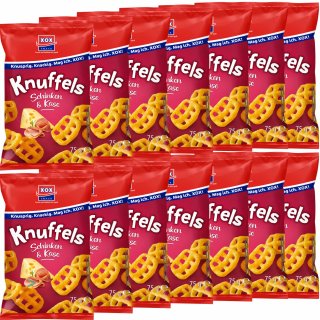 XOX Knuffels Schinken&Käse Snack VPE (14x75g Packung)