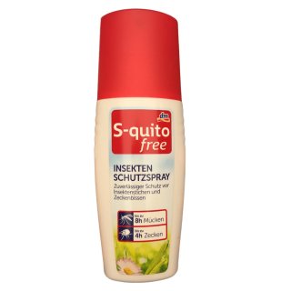 S-quito free Insekten Schutzspray (100ml Flasche)