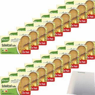 Knorr Schnitzel Soße 18er Pack (18x 2x0,25l Packung) + usy Block