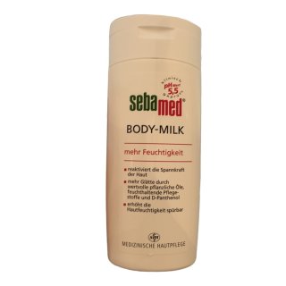 Sebamed Body Milk mehr Feuchtigkeit (1X200ml Flasche)