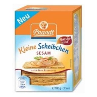 Brandt Kleine Scheibchen Sesam, 100g