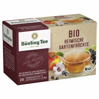 Bünting Tee Bio Heimische Gartenfrüchte (12x20 x 2,25 g) VPE