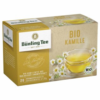 Bünting Tee Bio Kamille (12x20 x 1,5 g) VPE