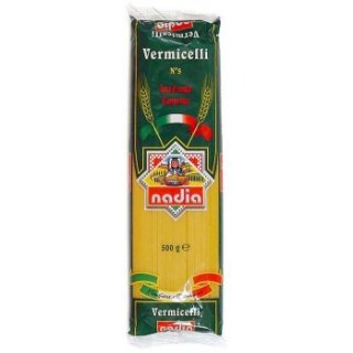 Vermicelli Pasta aus Hartweizengriess (500g Beutel)