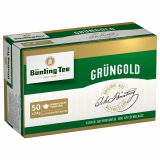 Bünting Grüngold Kannenbeutel (10x50 x 2,8 g) VPE