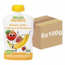 FF Quetschie Banane, Apfel & Himbeere (6x100 g) VPE