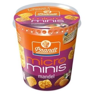 Brandt Zwieback - micro minis mandel, 80g