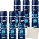 Nivea Men Deo Spray Dry Active 6er Pack (6x150ml Flasche)...