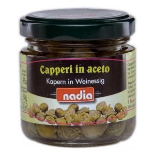 nadia Kapern in Essig (106ml Glas)