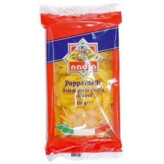 nadia Pappardelle Italienische Eierbandnudeln 14mm (250g Beutel)