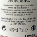 Grappa Marcati Riserva (0,7l Flasche)
