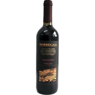 Primitivo Torregaia italienischer Rotwein (0,75l Flasche)