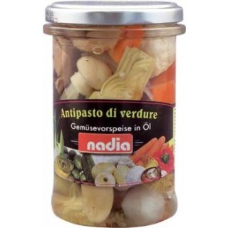 nadia Gemischtes Gemüse in Öl (310ml Glas)