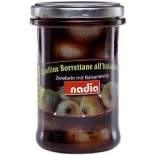 nadia Borrettane Zwiebeln mit Balsamessig (310ml Glas)