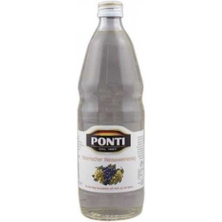Ponti Weißweinessig (1l Flasche)