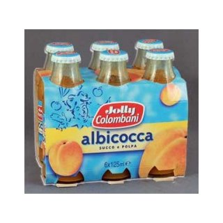 Jolly Aprikosen-Fruchtsaft (6x125ml Flasche)