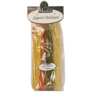 Marabotto italienische Bandnudeln 5-farbig (250g Beutel)