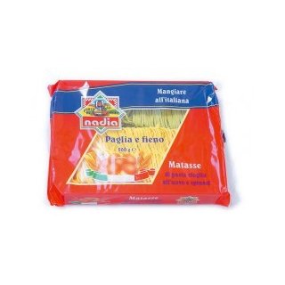 nadia Paglia e Fieno gerollte Eierbandnudeln 3mm (500g Beutel)