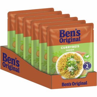 Bens Original Express Curryreis Indien (6x220 g) VPE