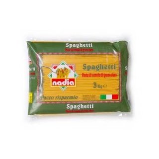 nadia Spaghetti italienische Pasta (3kg Gastronomiepackung)