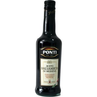 Ponti Balsamessig aus Modena (0,5l Flasche)