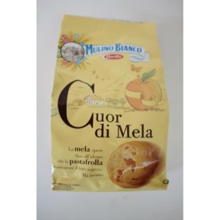 Mulino Bianco Cuor di Mela Kekse mit Apfelstücken (250g Beutel)