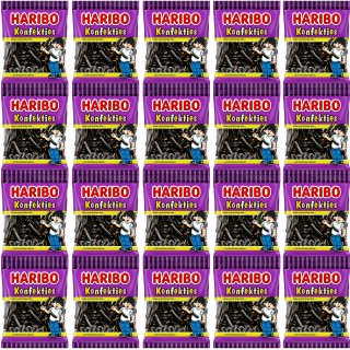Haribo Konfekties Lakritzstangen mit Konfektfüllung VPE (20x160g Packung)