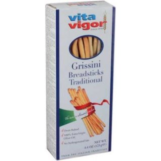 Vita Vigor Grissini Tradizional dünne Brotstangen (125g Packung)